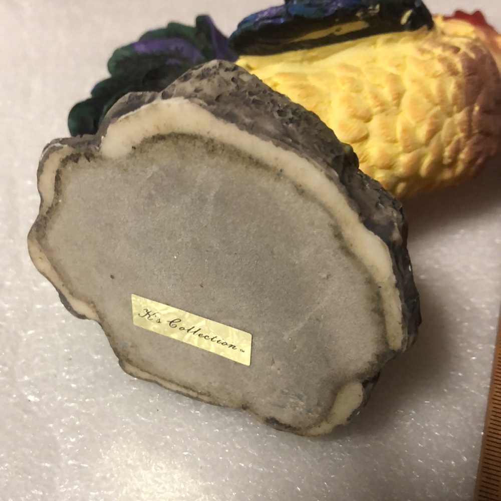 Vintage Rosters collection-3 pieces.Ceramic - Picture 12 of 15